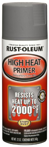 Product Cover Rust-Oleum 249340 Automotive High Heat Primer Spray Paint, 12 oz, Gray