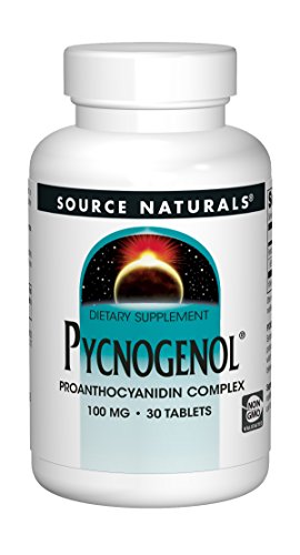Product Cover Source Naturals Pycnogenol 100 mg Proanthocyanidin Complex - 30 Tablets