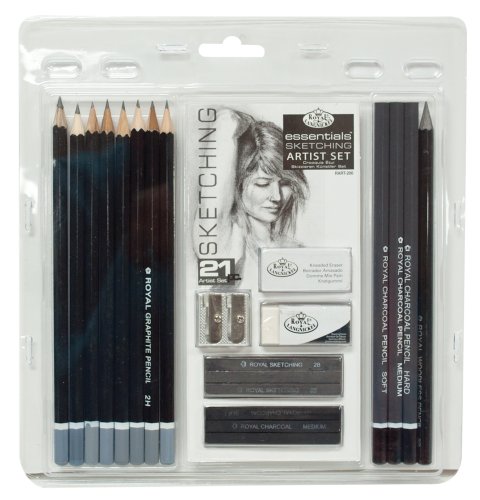 Product Cover Royal & Langnickel RART-200 Essentials Sketching Pencil Set, 21-Piece