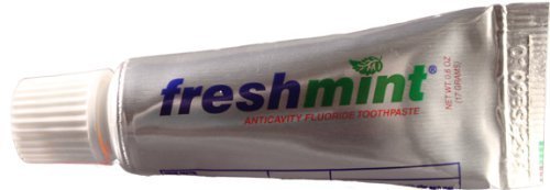 Product Cover Freshmint Toothpaste, Unboxed, Metallic Tube, 0.6 oz, Pack of 144