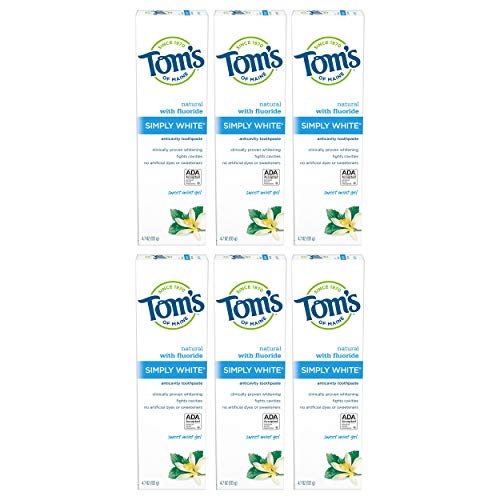 Product Cover Tom's of Maine Natural Simply White Toothpaste