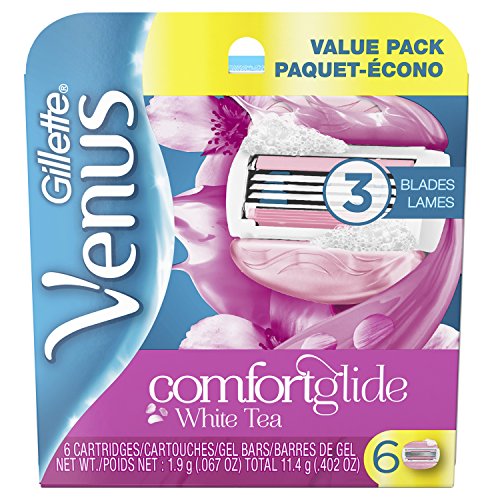 Product Cover Gillette Venus ComfortGlide White Tea Women's Razor Blades - 6 Refills