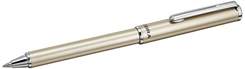 Product Cover Zebra SL-F1 Mini Ballpoint Pen, 0.7 mm, Silver Body, Black Ink (BA55-S)
