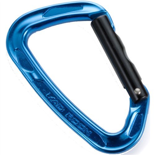 Product Cover Mad Rock Super Tech Straight Carabiner (Blue)