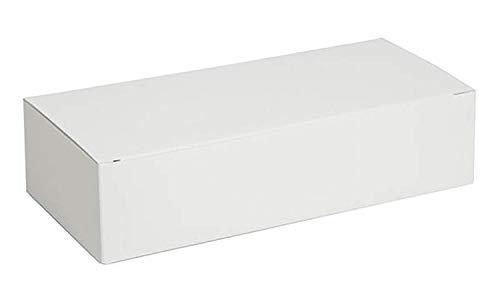 Product Cover Darice Victoria Lynn Cardboard Cake Box - White - Perfect for Packing Wedding Cake Slices, Cookies, Candy Favors and More To Take Home - Can Be Decorated - Easy To Assemble, 5 ½
