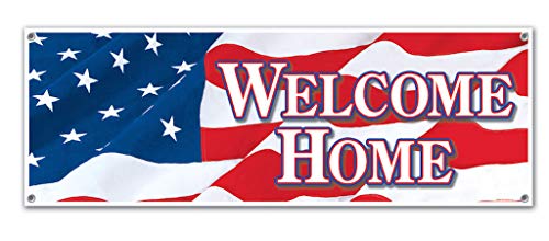 Product Cover Welcome Home Sign Banner Party Accessory (1 count) (1/Pkg)