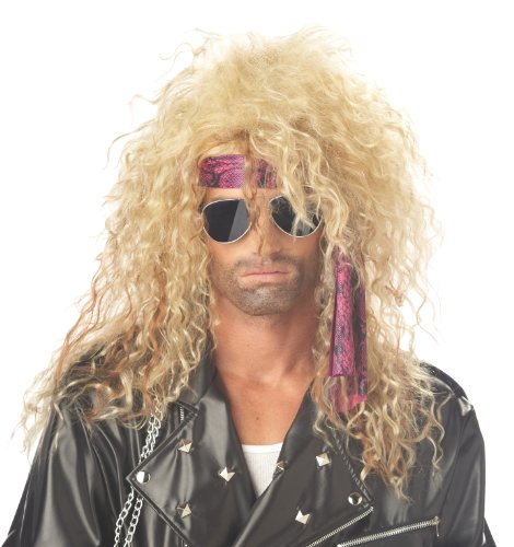 Product Cover California Costumes Men's Heavy Metal Rocker Wig,Blonde,One Size