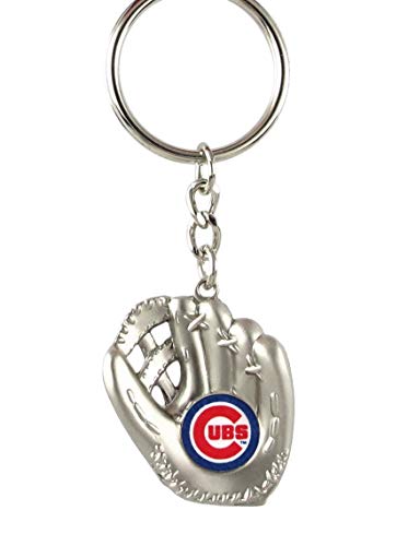 Product Cover aminco Chicago Cubs - MLB Silver Baseball Glove Keychain