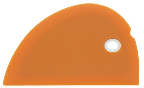 Product Cover Messermeister Flexible Silicone Bowl Scraper Kitchen Tool, Orange