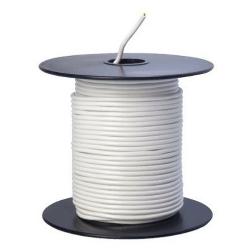 Product Cover Southwire 55667223 Primary Wire, 18-Gauge Bulk Spool, 100-Feet, White