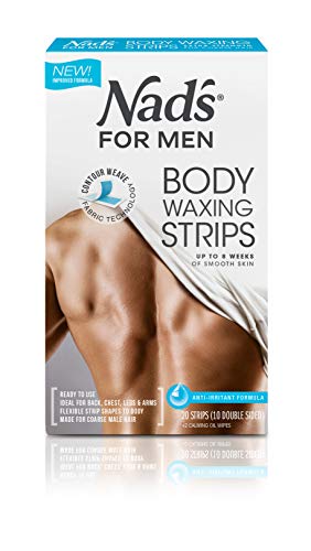 Product Cover Nad's for Men Hair Removal Strips, 20 Count