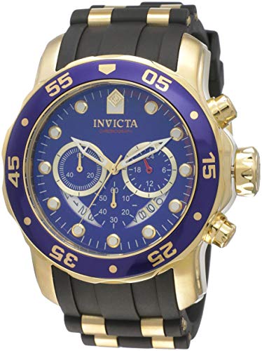 Product Cover Invicta Men's 6983 Pro Diver Collection Chronograph Blue Dial Black Polyurethane Watch