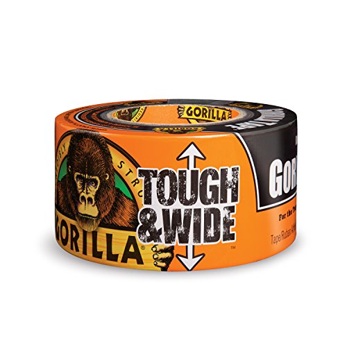 Product Cover Gorilla Tape, Black Tough & Wide Duct Tape, 2.88