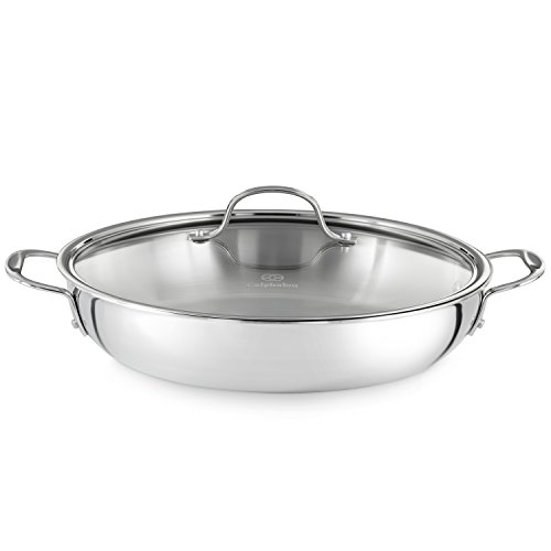 Product Cover Calphalon Tri-Ply Stainless Steel Cookware, Everyday Pan, 12-inch