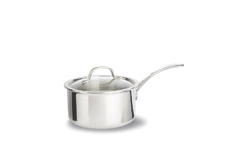 Product Cover Calphalon Tri-Ply Stainless Steel 2-1/2-Quart Sauce Pan with Cover