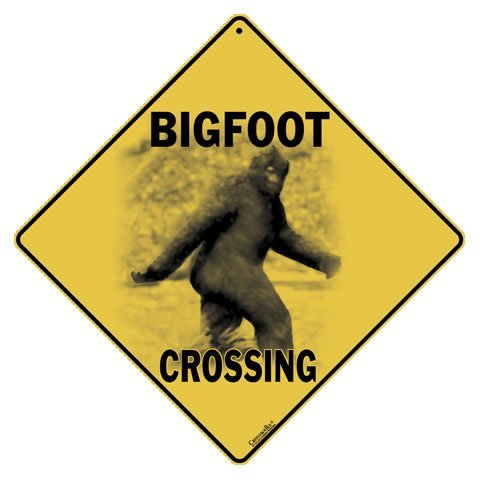 Product Cover CROSSWALKS Bigfoot Crossing Sign - 12