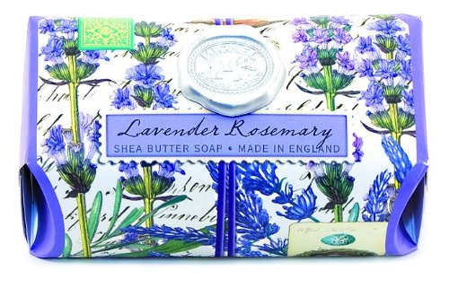 Product Cover Michel Design Works Over-size Scented Triple-milled Bath Soap Bar, Lavender Rosemary, 8.7 Ounce