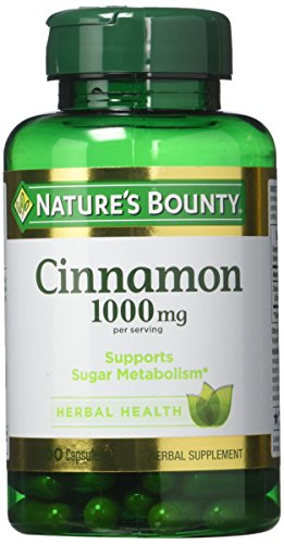 Product Cover Nature's Bounty Cinnamon 1,000 mg Caps, 100 ct