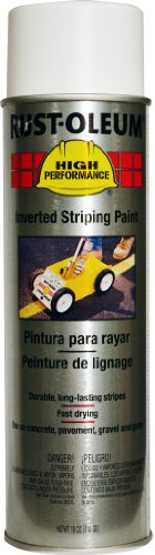 Product Cover Rust-Oleum 2391838 High Performance 2300 System Inverted Stripe Paint Spray, 18-Ounce, White