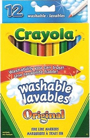 Product Cover Crayola 12 Washable Fine Line Markers, Original