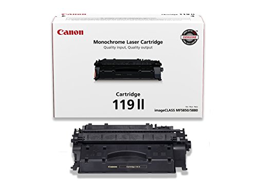Product Cover Canon Genuine Toner, Cartridge 119 II Black, High Capacity (3480B001), 1 Pack, for Canon imageCLASS MF5800 /5900 / 6100 Series, MF410 Series, LBP6300 / 6600 Series, LBP250 Series Laser Printers