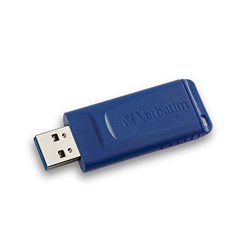 Product Cover Verbatim 2GB USB 2.0 Flash Drive - Cap-LESS & Universally Compatible - Blue - 97086