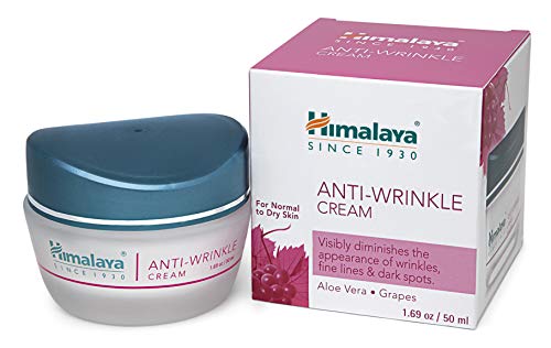Product Cover Himalaya Anti-Wrinkle Cream with Grapes and Aloe Vera,Reduces wrinkles,Fine Lines and Age Spots,1.69Oz/50ml