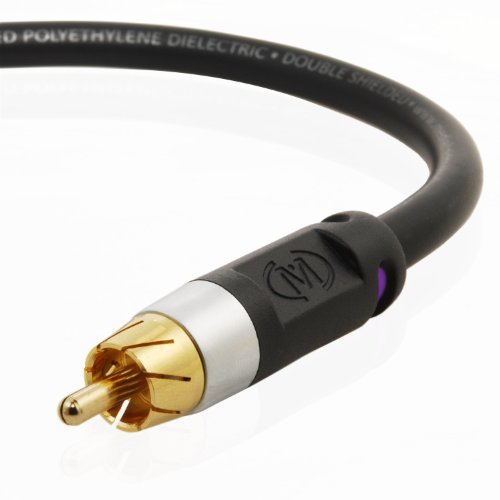 Product Cover Mediabridge 50 feet Ultra Series - Dual Shielded Subwoofer Cable - RCA to RCA Gold Plated Pro Grade Connectors