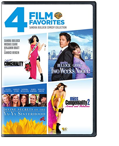 Product Cover 4 Film Favorites: Sandra Bullock (Divine Secrets of the Ya-Ya Sisterhood, Miss Congeniality 2, Miss Congeniality: Deluxe Edition, Two Weeks Notice)