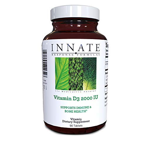 Product Cover INNATE Response Formulas, Vitamin D3 2000 IU, Vitamin Supplement, Vegetarian, Non-GMO, 90 tablets (90 servings)