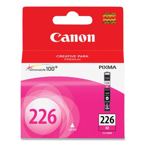 Product Cover Canon CLI-226 Magenta Ink Tank Compatible to iP4820, MG5220, MG5120, MG8120, MG6120, MX882, iX6520, iP4920, MG5320, MG6220, MG8220, MX892