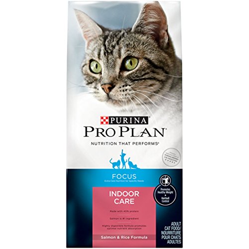 Product Cover Purina Pro Plan FOCUS Indoor Care Salmon & Rice Formula Adult Dry Cat Food - 7 lb. Bag