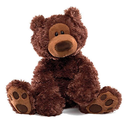 Product Cover GUND Philbin Teddy Bear Stuffed Animal Plush, Chocolate Brown, 12