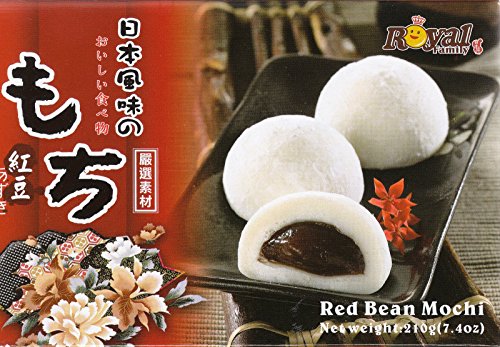 Product Cover Royal Family Japanese Rice Cake Mochi Daifuku (Red Bean), 7.4 Ounce