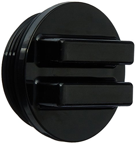 Product Cover Hayward SP1022CBLK 1-1/2-Inch MIP Black Concrete Pool Drain Plug with O-Ring