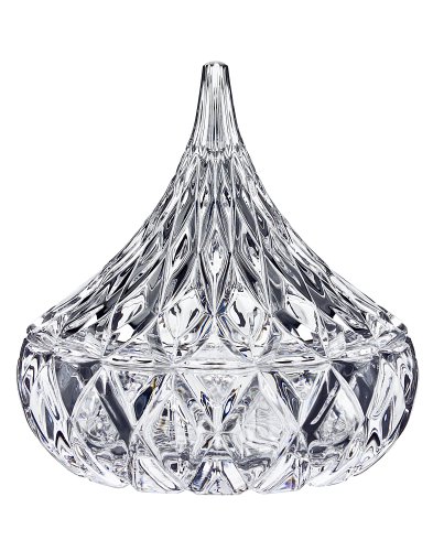 Product Cover Godinger 6462 Crystal Famous Hersheys Kiss Crystal Candy Dish