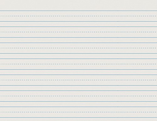 Product Cover School Smart Skip-A-Line Ruled Writing Paper, 3/4 Inch Ruled Long Way, 10-1/2 x 8 Inches, Pack of 500