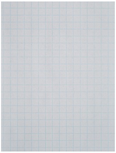 Product Cover School Smart Double Sided Graph Paper with 1/2 in Rule - 8 1/2 x 11 inches - Ream of 500 - White