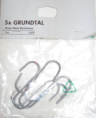 Product Cover IKEA Grundtal 5 pc S Hook Hangers - 2.75