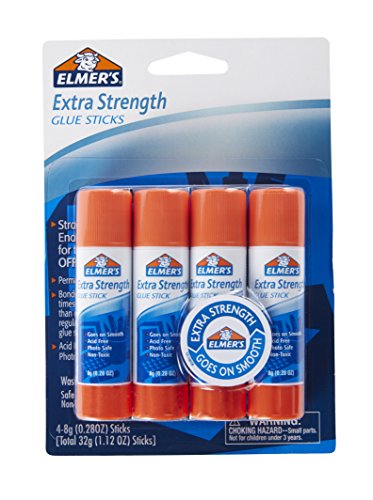 Product Cover Elmer's Extra Strength Glue Sticks, 0.28 Ounces, 4 Count