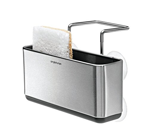 Product Cover simplehuman Slim Sink Caddy, Brushed Stainless Steel