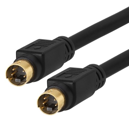 Product Cover Cmple - S-Video Cable Gold-Plated (SVHS) 4-PIN SVideo Cord - 6 Feet
