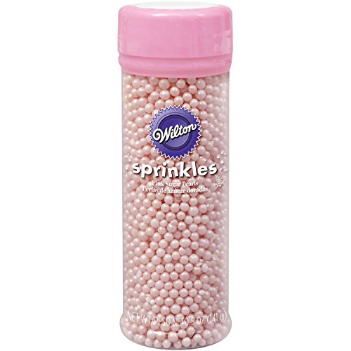 Product Cover Wilton Pink Sugar Pearls, 5 oz.