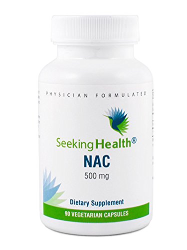 Product Cover NAC | 500 mg N-Acetyl-L-Cysteine | Powerful Detoxifying Action| 90 Easy-To-Swallow Capsules | Free of Common Allergens | Seeking Health