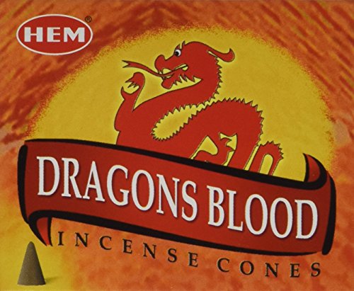 Product Cover Dragon's Blood - Case of 12 Boxes, 10 Cones Each - HEM Incense From India