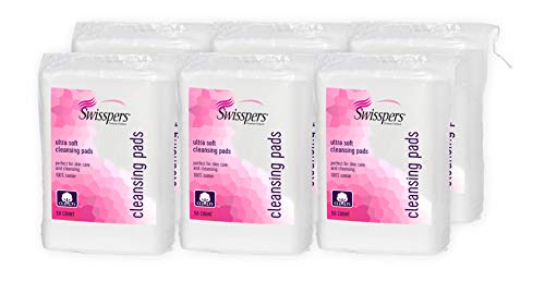 Product Cover Swisspers Premium Cotton Facial Cleansing Pads (pack of 6)