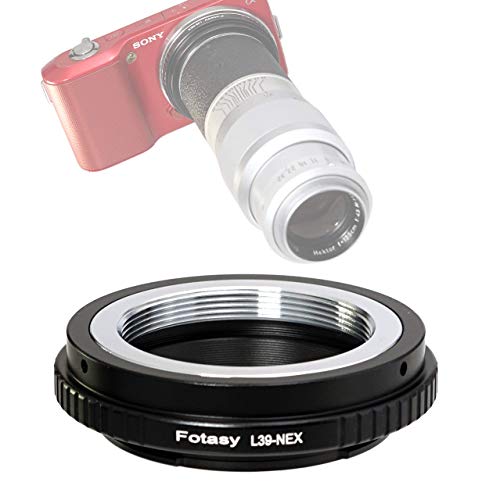 Product Cover Fotasy Copper Adjustable Leica M39 Lens to Sony E-Mount Adapter, 39mm to E Mount, M39 Adapter to E-Mount, fit Sony NEX-5T NEX-6 NEX-7 a3000 a3500 a5000 a5100 a6000 a6100 a6300 a6400 a6400 a6500 a6600