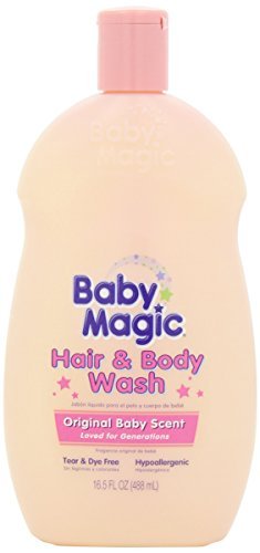 Product Cover Baby Magic Hair and Body Wash, Original Baby Scent, 16.5 Ounces (Pack of 2)