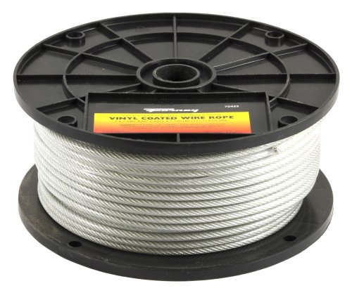 Product Cover Forney 70452 Wire Rope, Vinyl Coated Aircraft Cable, 250-Feet-by-1/8-Inch thru 3/16-Inch