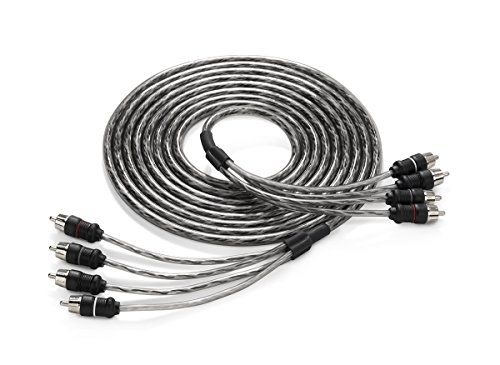 Product Cover JL Audio XD-CLRAIC4-18 4-Channel Twisted-Pair Audio Interconnect Cable with Molded Connectors, 18-Feet